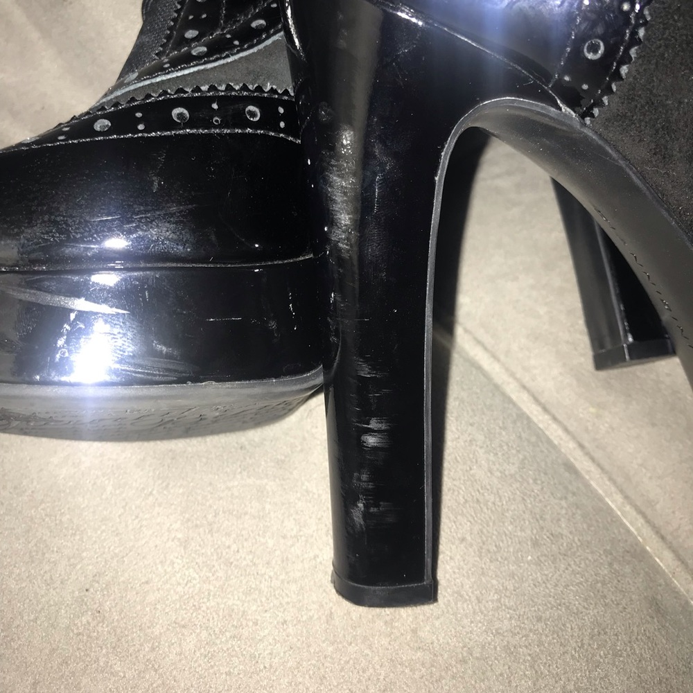 Gianni Bini black patent leather boots - Picture 7 of 9